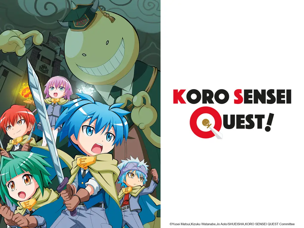 Dunia yang penuh warna dan misteri dalam Koro Sensei Quest.