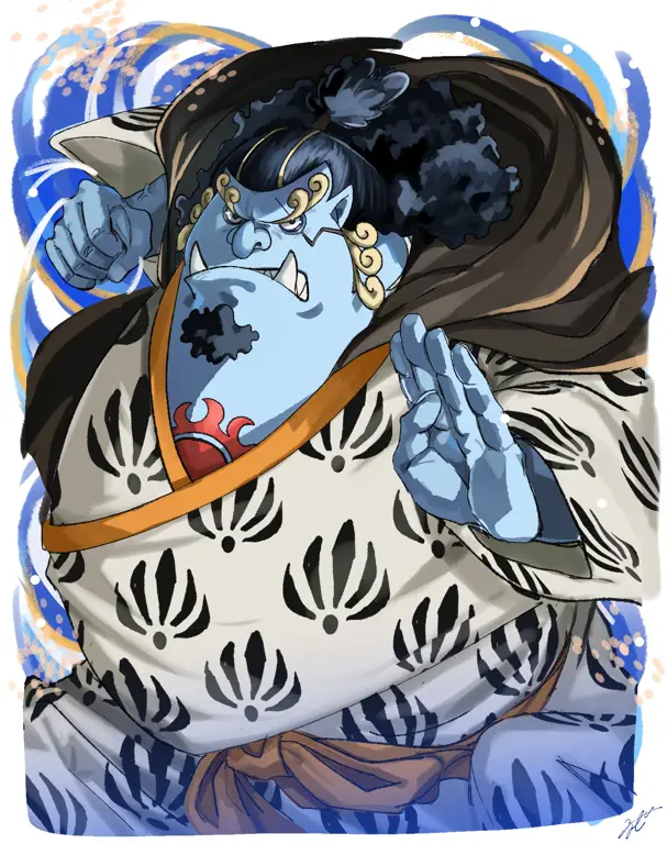 Gambar Jinbe, Manusia Ikan yang bergabung dengan Luffy