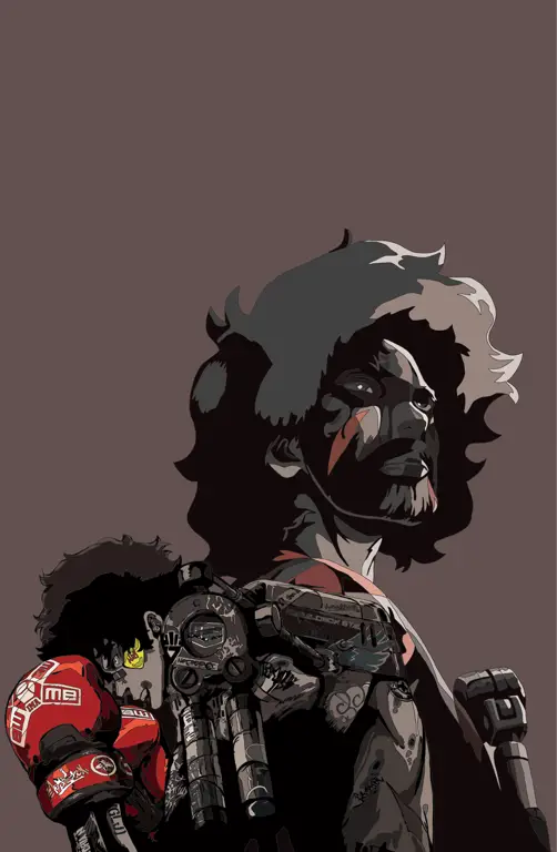 Gambar Joe dalam anime Nomad Megalo Box