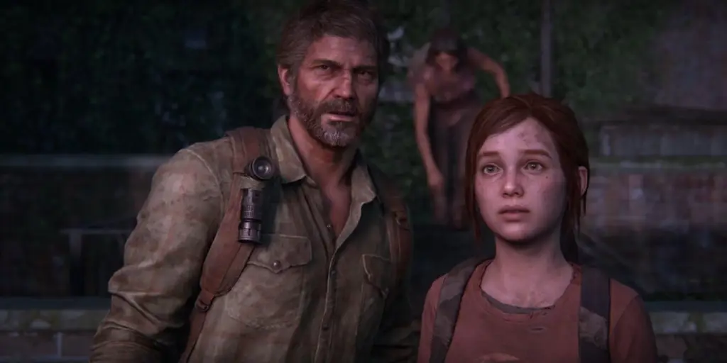 Gambar Joel dan Ellie dalam serial The Last of Us