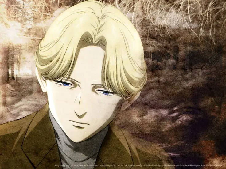 Gambar Johan Liebert, tokoh antagonis dalam anime Monster