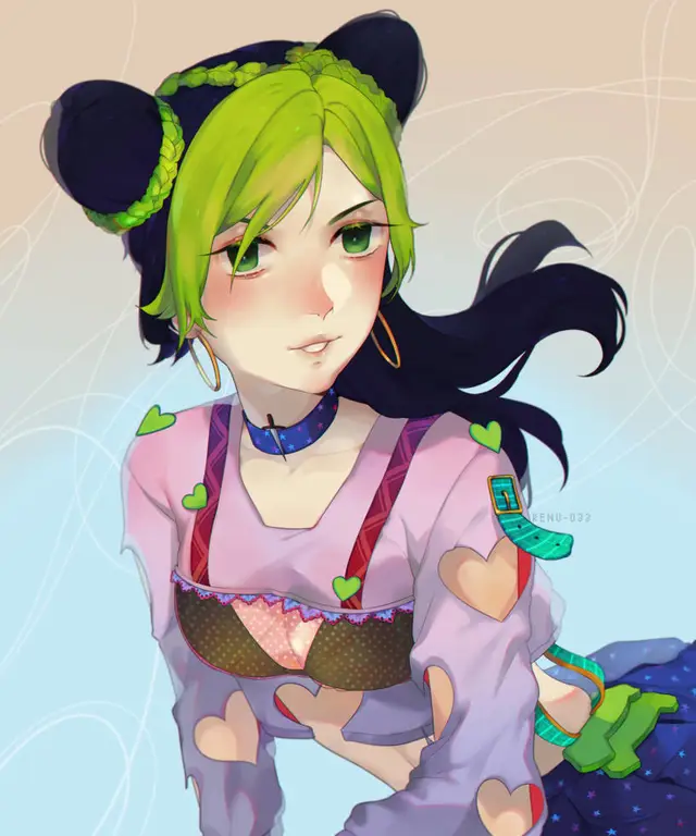 Gambar Jolyne Cujoh dari Stone Ocean