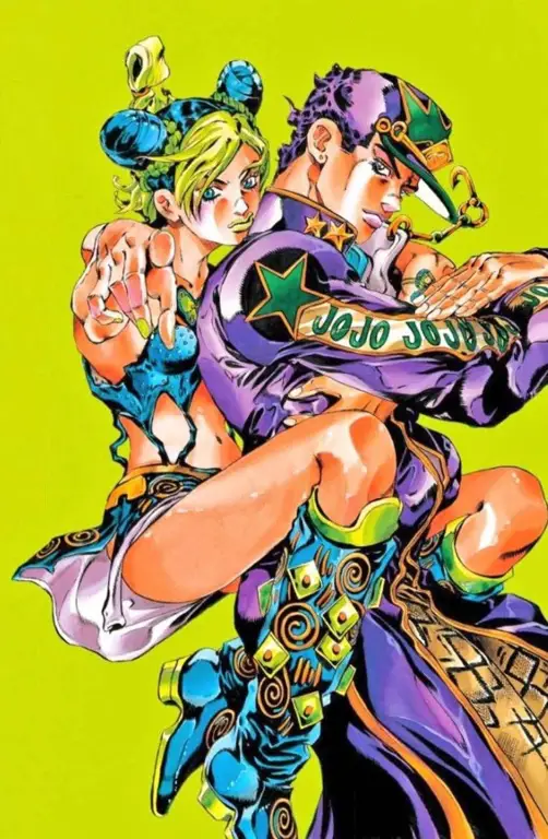 Gambar Jolyne Cujoh dari JoJo's Bizarre Adventure Stone Ocean