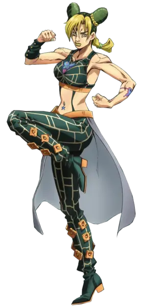 Gambar Jolyne Cujoh dalam Stone Ocean