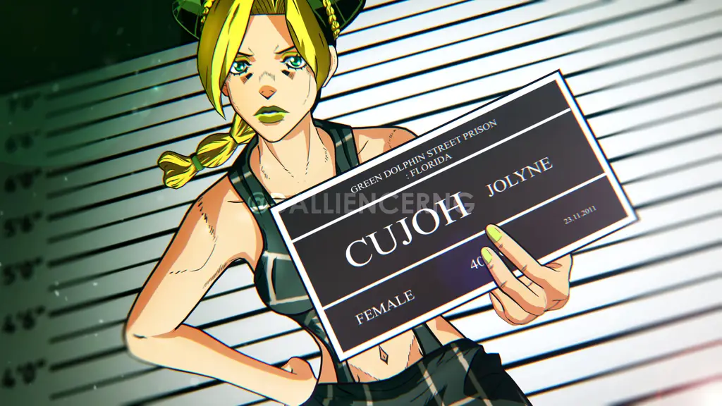 Jolyne Cujoh dari JoJo's Bizarre Adventure Stone Ocean