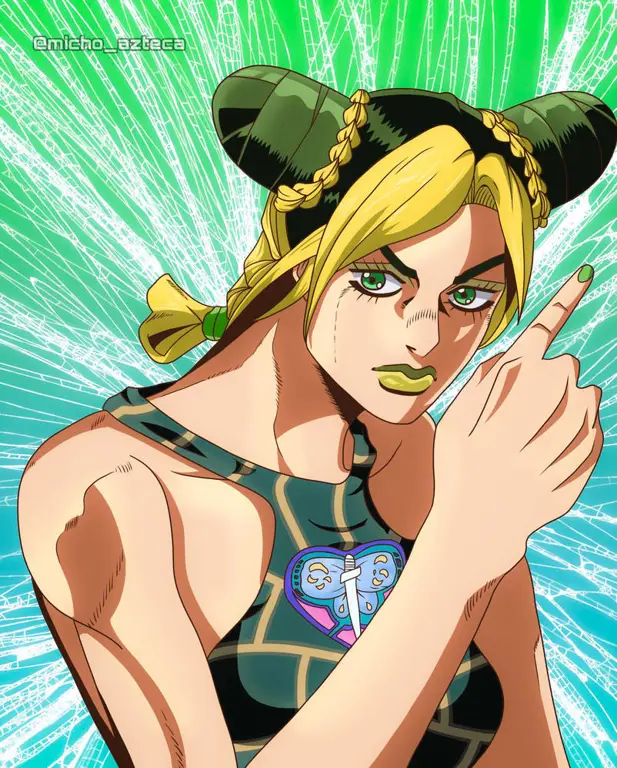 Gambar Jolyne Cujoh dari Stone Ocean