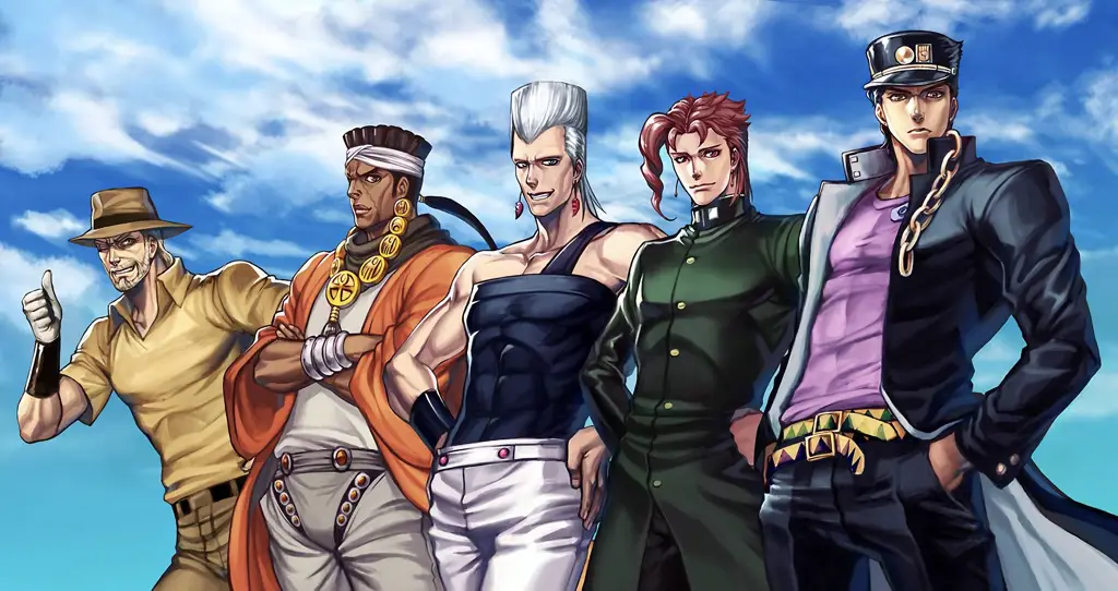 Jotaro Kujo dalam Jojo's Bizarre Adventure: Stardust Crusaders