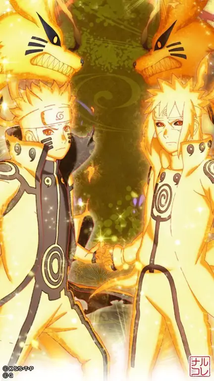 Minato Namikaze menggunakan Rasengan