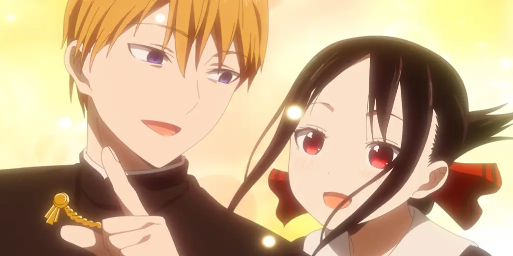 Gambar Kaguya Shinomiya dan Miyuki Shirogane