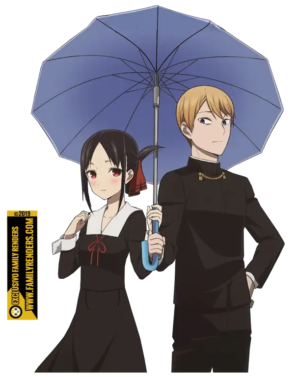 Gambar Kaguya Shinomiya dan Miyuki Shirogane