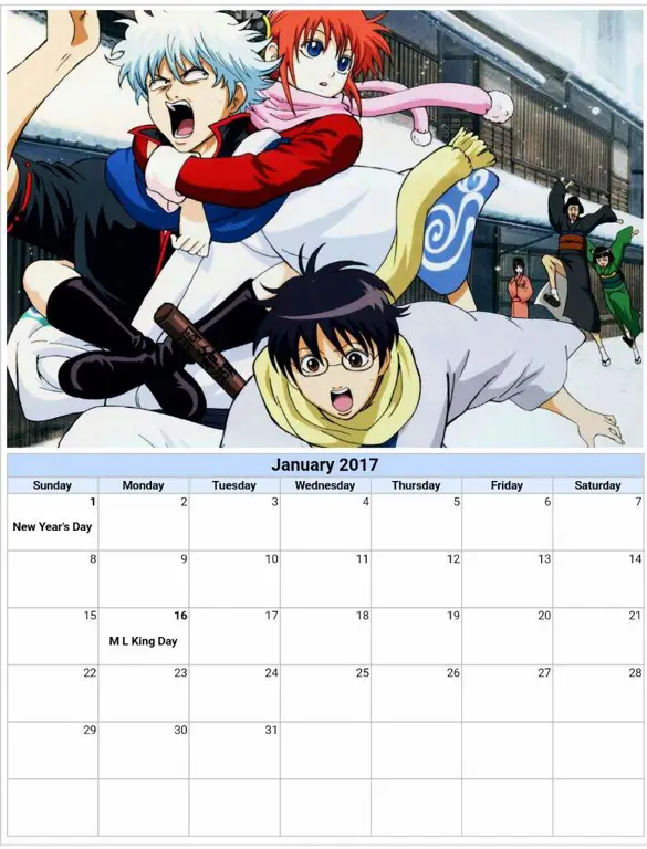 Kalender rilis anime