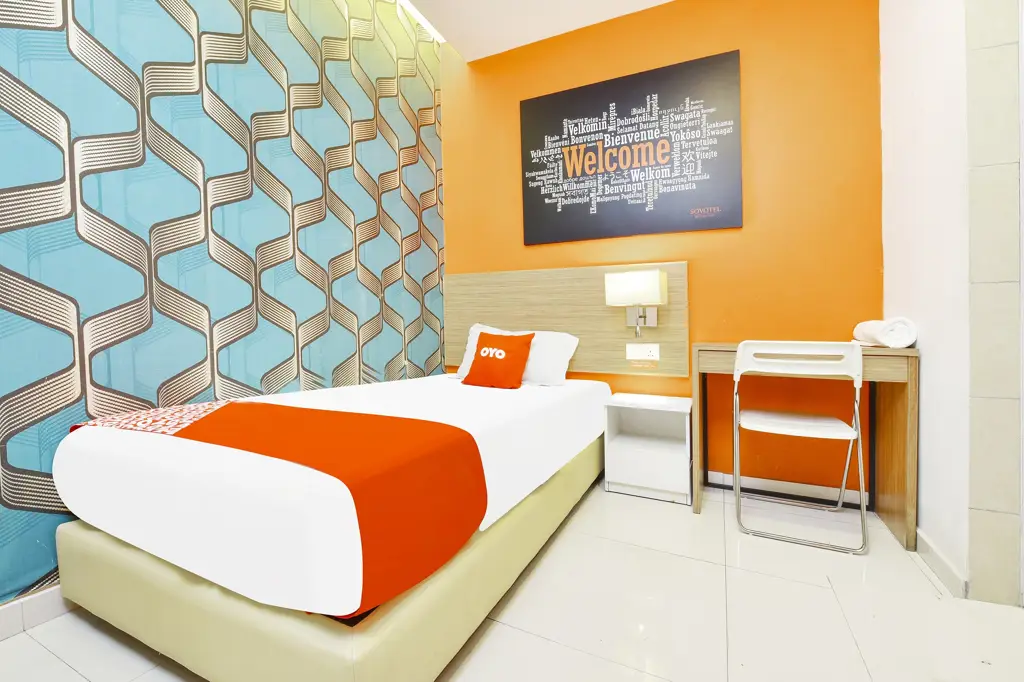 Kamar hotel yang nyaman dan bersih di Hotel Wisata Bandar Jaya