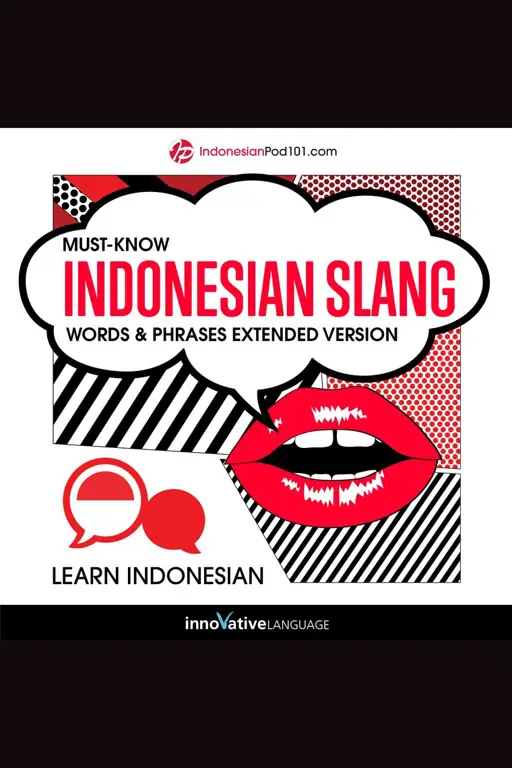 Ilustrasi kamus bahasa gaul Indonesia