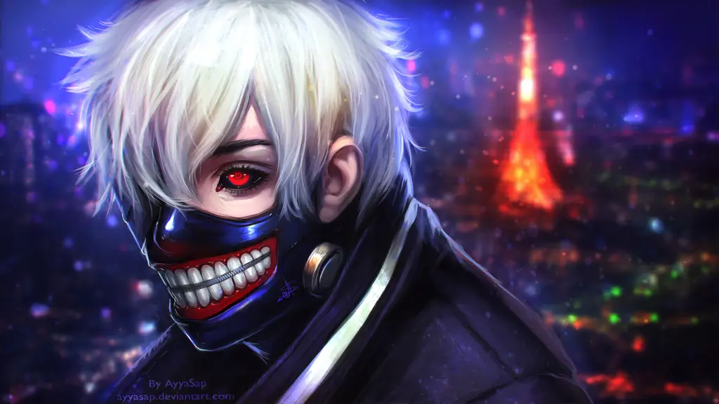 Gambar Kaneki Ken dalam kualitas HD dari Tokyo Ghoul