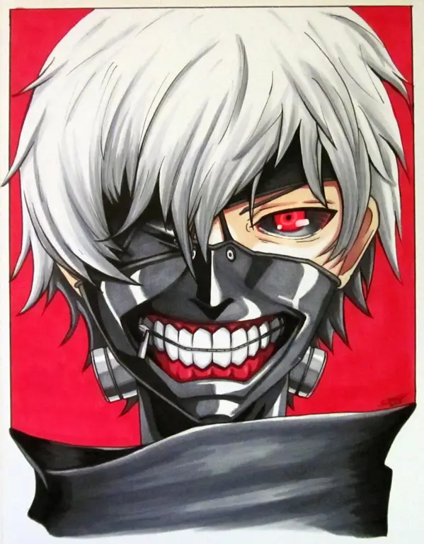 Kaneki Ken dalam Tokyo Ghoul Kaneki Ken, karakter utama dalam Tokyo Ghoul