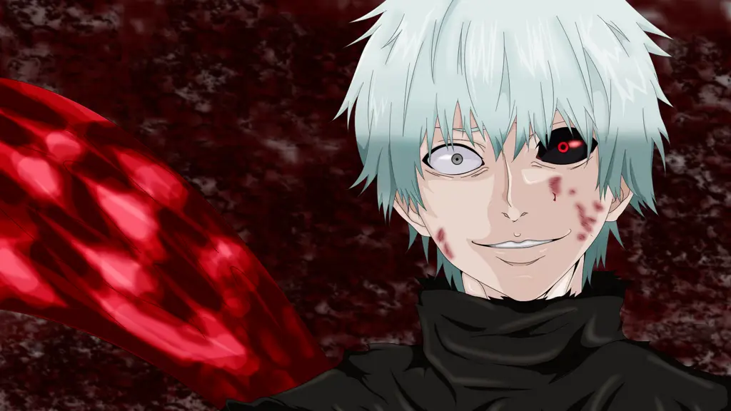 Gambar Kaneki Ken dari anime Tokyo Ghoul