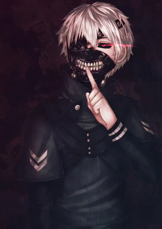 Kaneki Ken, tokoh utama dalam Tokyo Ghoul Season 2 Kaneki Ken dalam Tokyo Ghoul Season 2