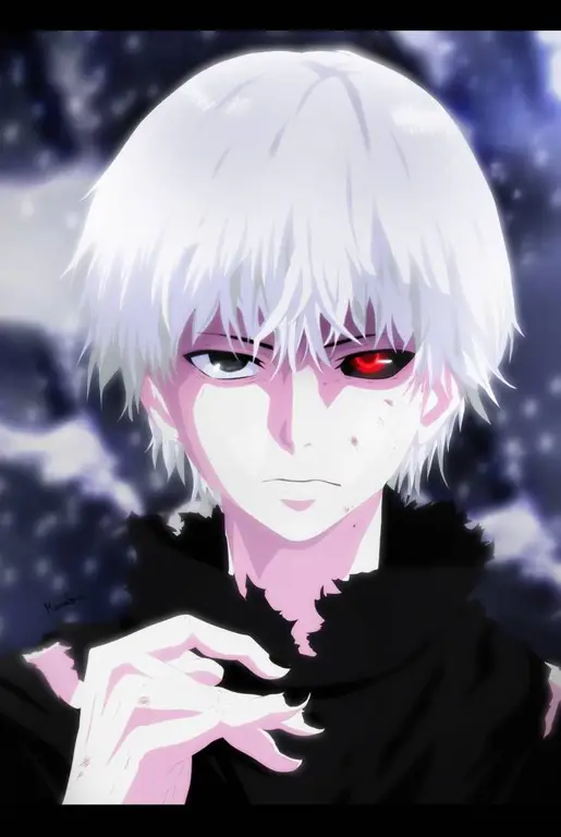 Gambar Kaneki Ken di Tokyo Ghoul Season 3