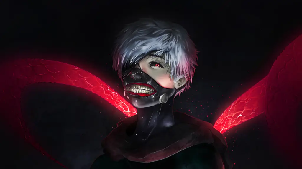 Kaneki Ken, tokoh utama dalam Tokyo Ghoul Gambar Kaneki Ken dari Tokyo Ghoul