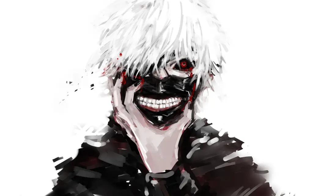 Gambar Kaneki Ken dalam Tokyo Ghoul:re