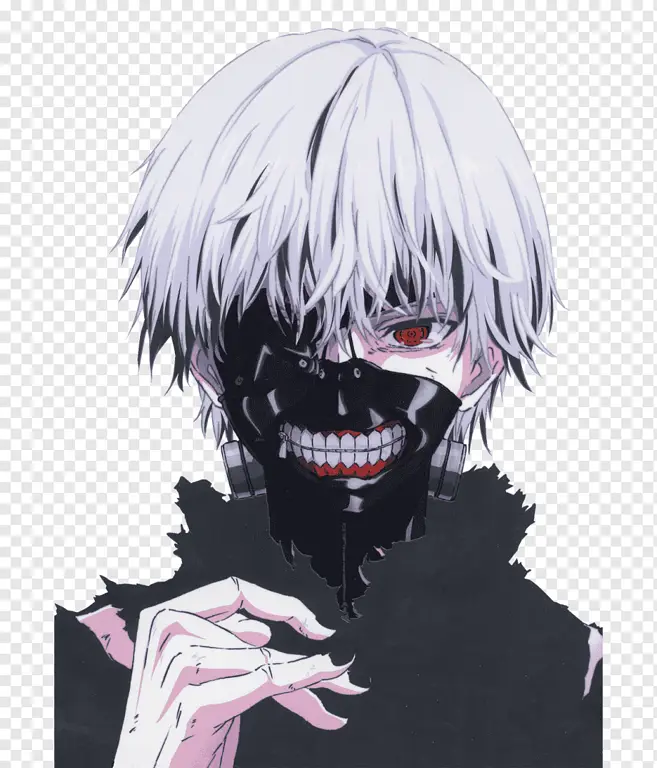 Gambar Kaneki Ken dari anime Tokyo Ghoul