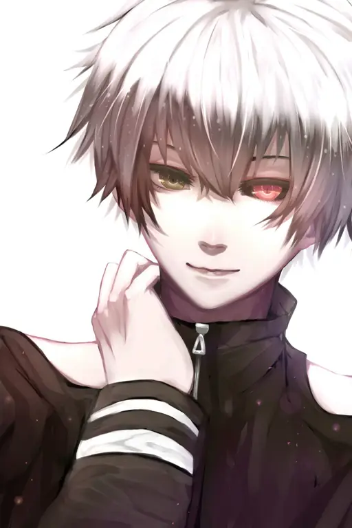 Gambar Kaneki Ken dari anime Tokyo Ghoul