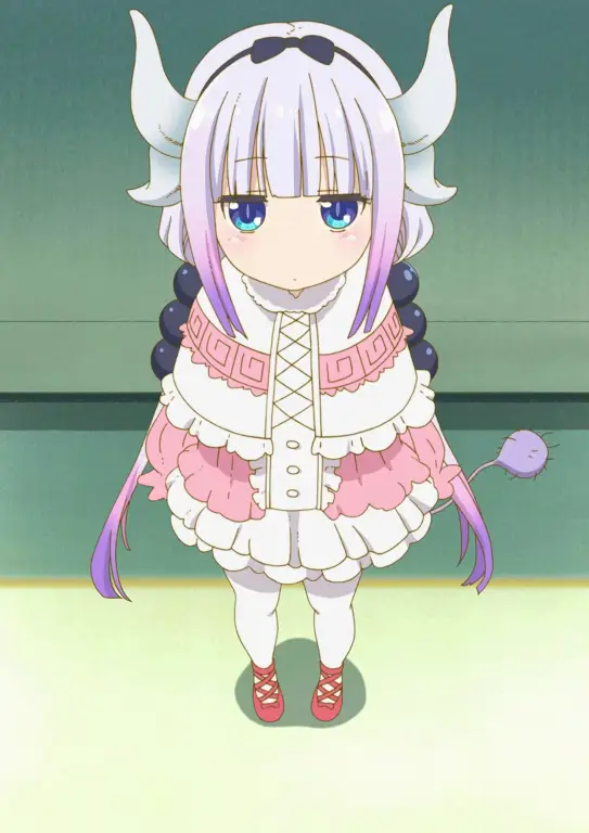 Kanna, gadis naga yang imut dalam Maid Dragon