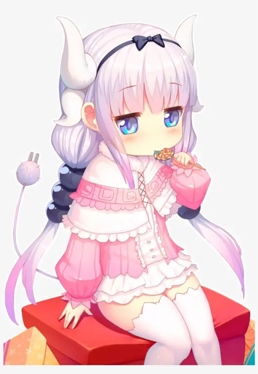 Gambar Kanna dari anime Kobayashi-san Chi no Maid Dragon