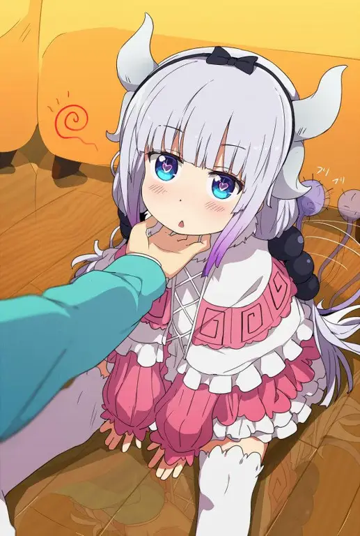 Kanna Kamui, karakter imut dari Kobayashi Dragon Maid