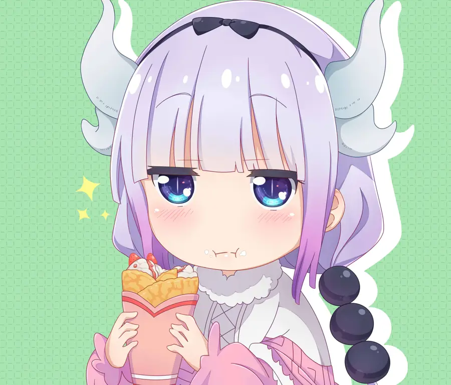 Gambar Kanna Komiya dari Maid Dragon