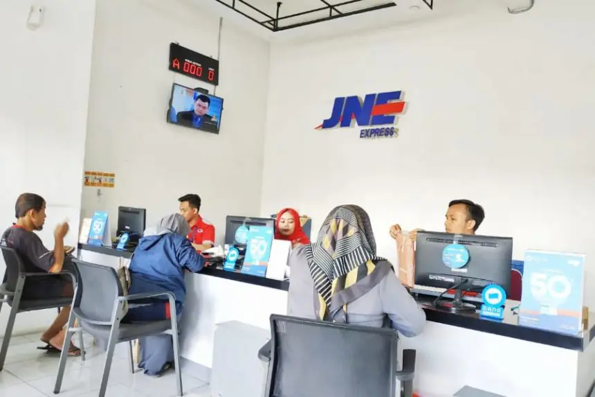 Gambar kantor JNE di Bandar Lampung