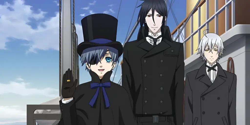 Kapal pesiar Campania dalam film Black Butler Book of Atlantic