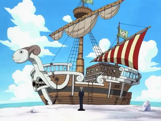Kapal Going Merry yang Bersejarah Gambar kapal Going Merry, kapal pertama Luffy