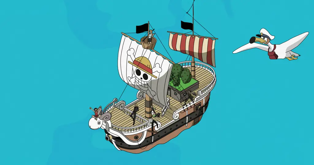 Kapal Going Merry yang melegenda Gambar kapal Going Merry