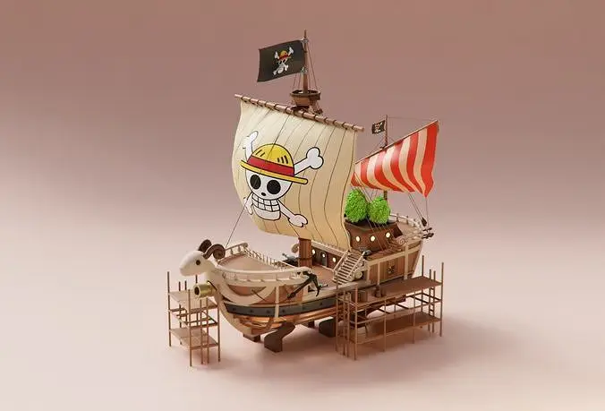 Kapal ikonik Going Merry Gambar kapal Going Merry