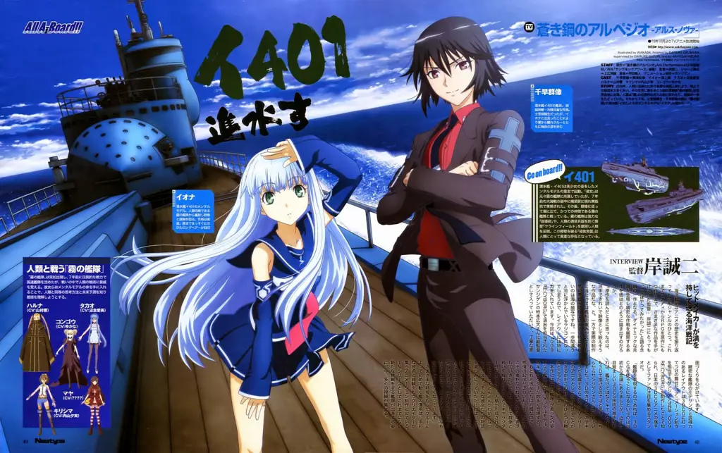 Kapal perang dalam anime Aoki Hagane no Arpeggio