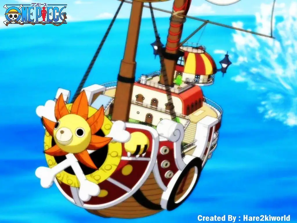 Kapal Thousand Sunny milik Luffy Gambar kapal Thousand Sunny