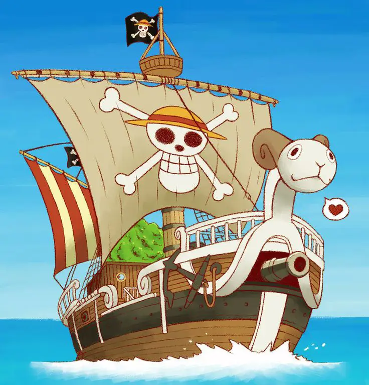 Gambar kapal bajak laut di One Piece