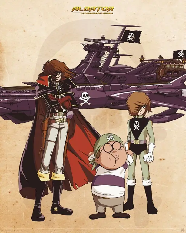 Kapten Harlock dan krunya