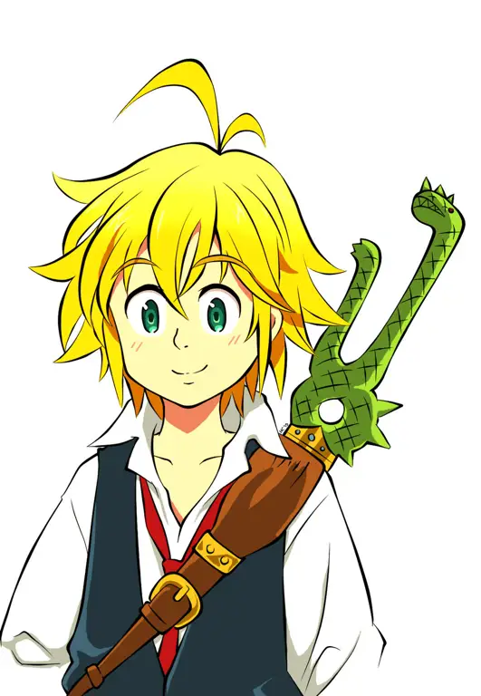 Gambar Meliodas dari Nanatsu no Taizai