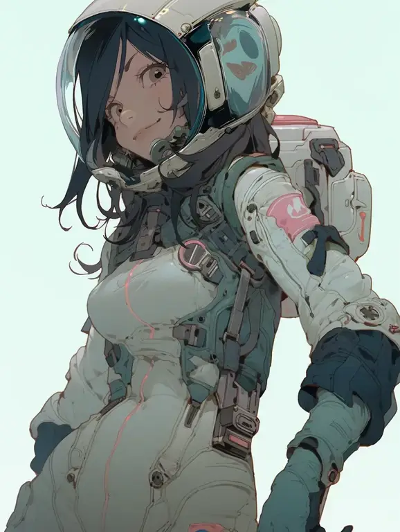 Gambar karakter anime cyberpunk