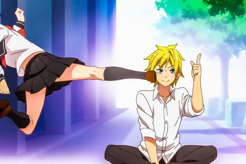 Karakter Anime dalam Adegan Romantis dan Komedi Adegan romantis dan komedi dari karakter anime