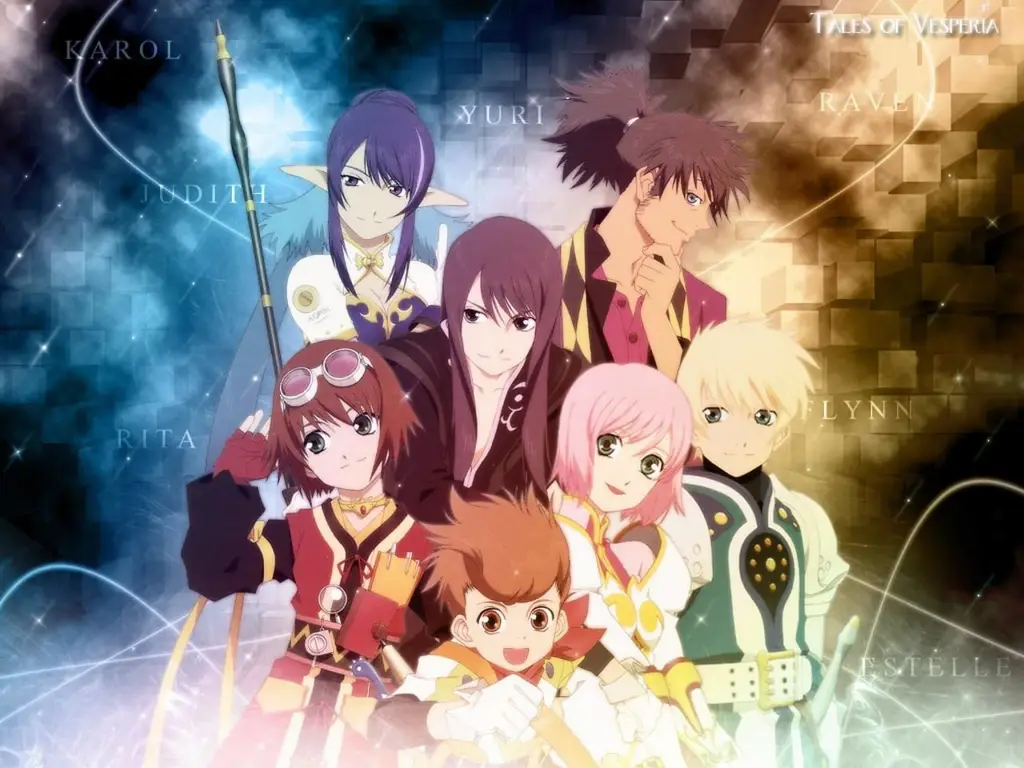 Karakter-karakter anime dalam game Anime Tales