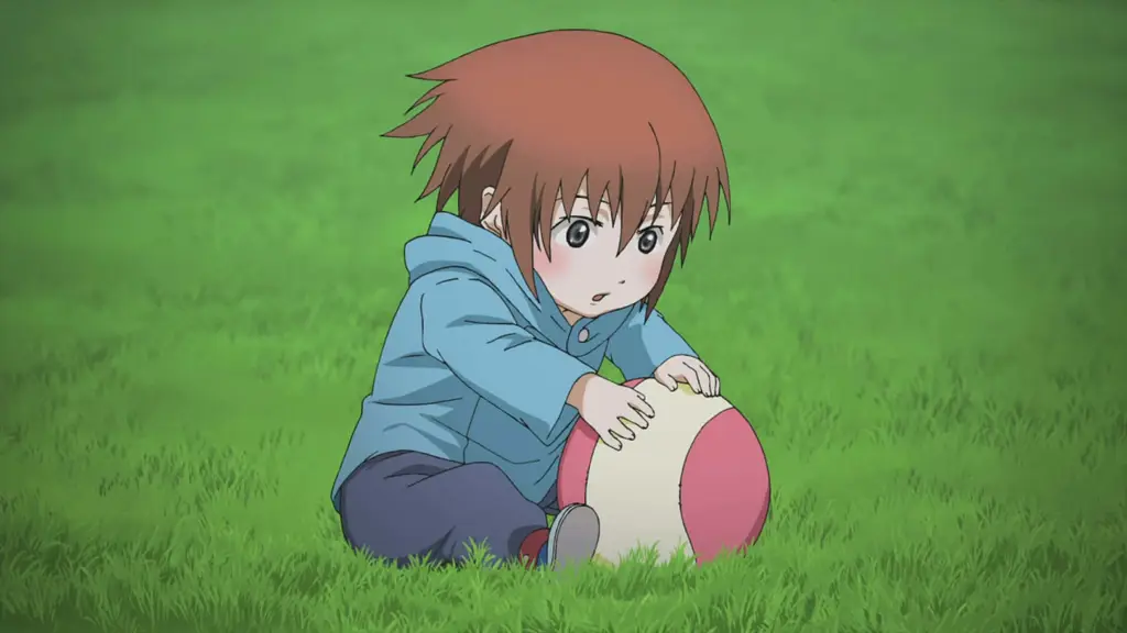 Karakter Anime dan Bayi Gambar karakter anime dengan bayi