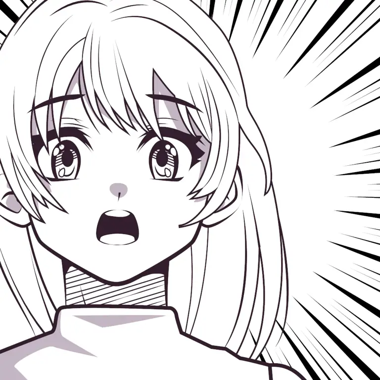 Karakter Anime dengan Mata Besar dan Ekspresif Gambar anime gadis dengan mata besar