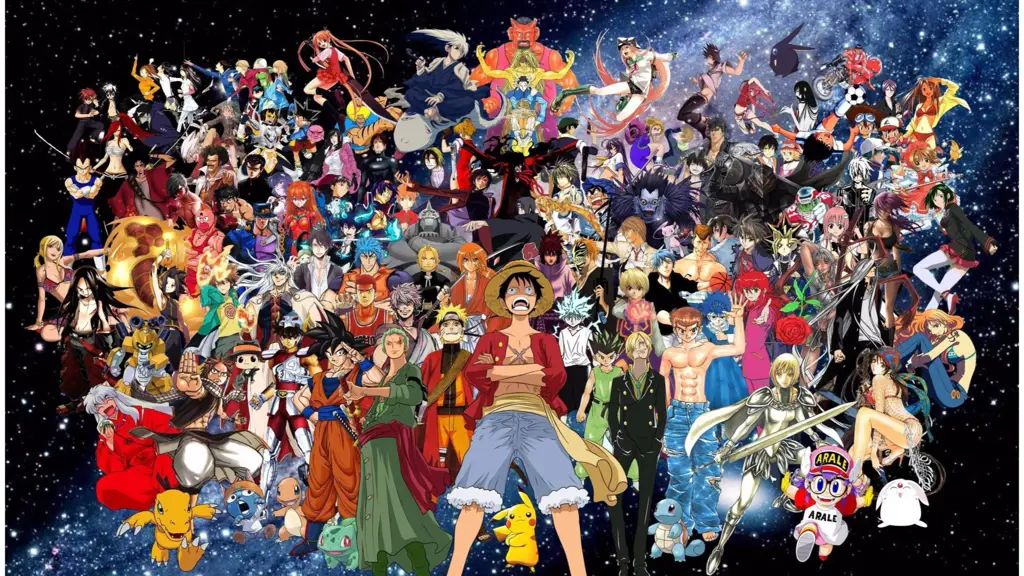 Karakter Anime Favorit Berbagai karakter anime