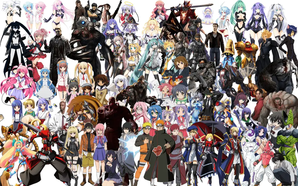 Karakter anime favorit Berbagai karakter anime populer