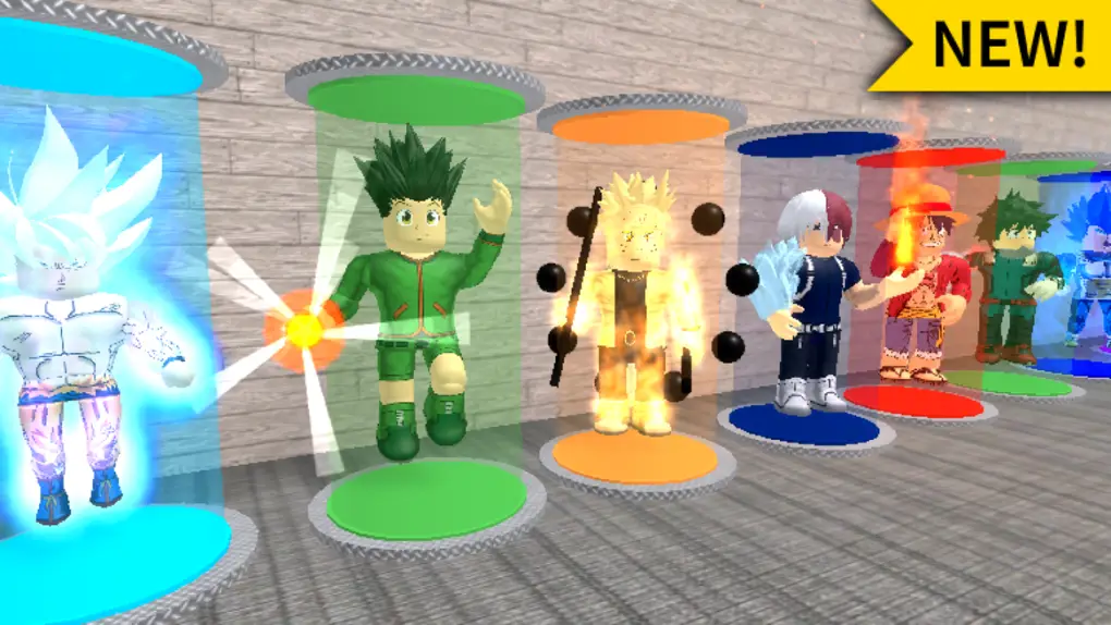 Gambar karakter anime di Roblox