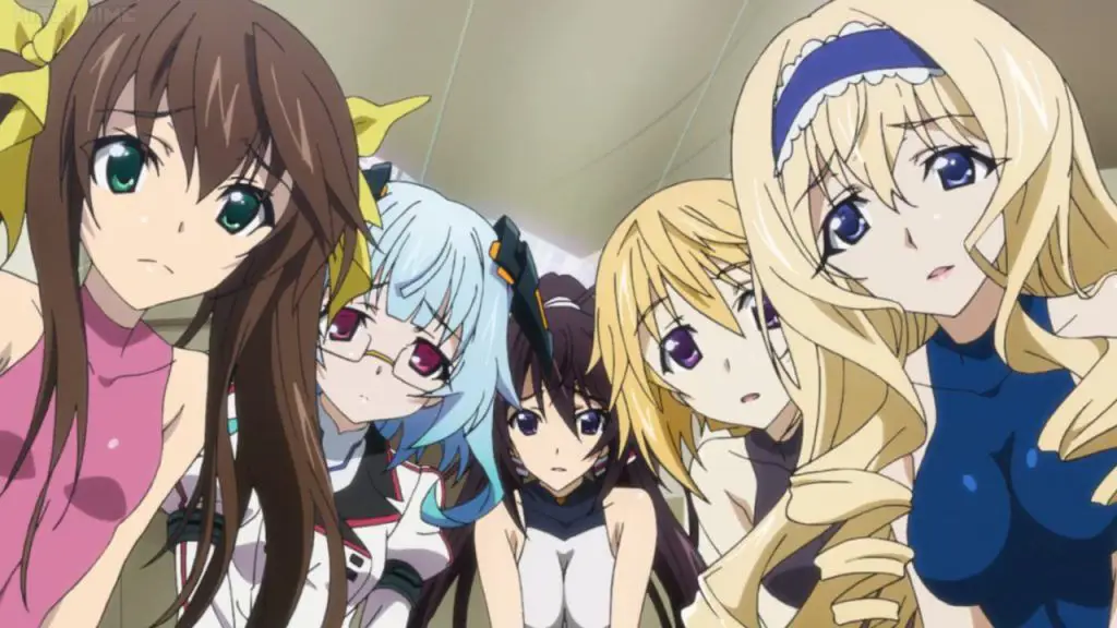 Karakter Anime Harem yang Menarik Ilustrasi karakter anime harem yang beragam dan menarik.