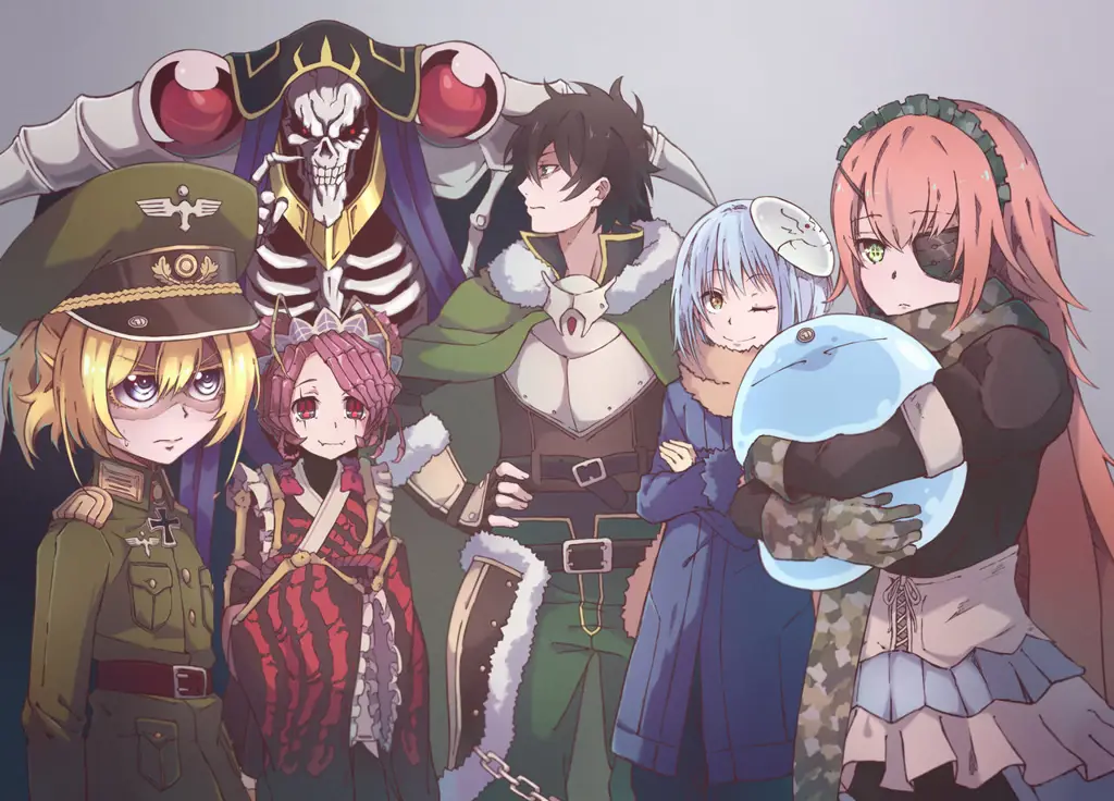 Gambar karakter anime Isekai